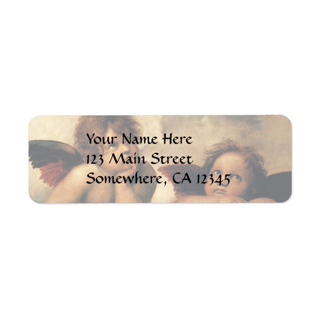 Sistine Madonna Angels by Raphael Sanzio (Front)