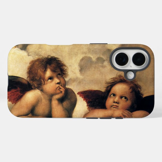 Sistine Madonna Angels by Raphael Sanzio Case-Mate iPhone Case (Back (Horizontal))