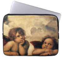 Sistine Madonna Angels by Raphael Sanzio