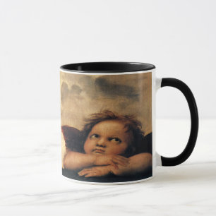 Sistine Madonna Angels by Raphael Sanzio Mug