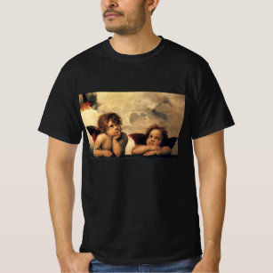 Sistine Madonna Angels by Raphael Sanzio T-Shirt