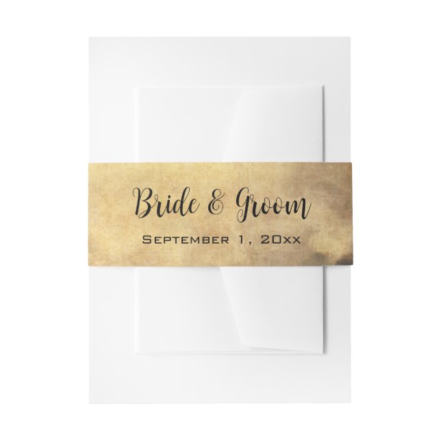 Sistine Madonna Angels by Raphael Wedding Invitation Belly Band (Front Example)