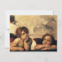 Sistine Madonna Angels by Raphael Wedding