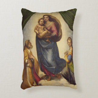 Sistine Madonna by Rapahel Decorative Cushion