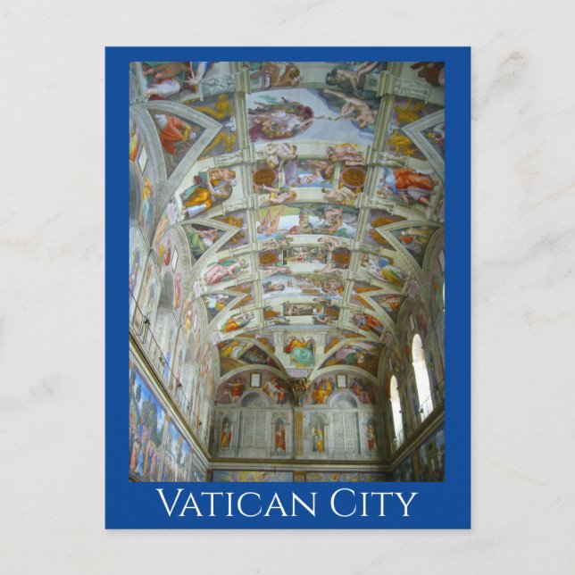 sistine vatican city postcard (Front)