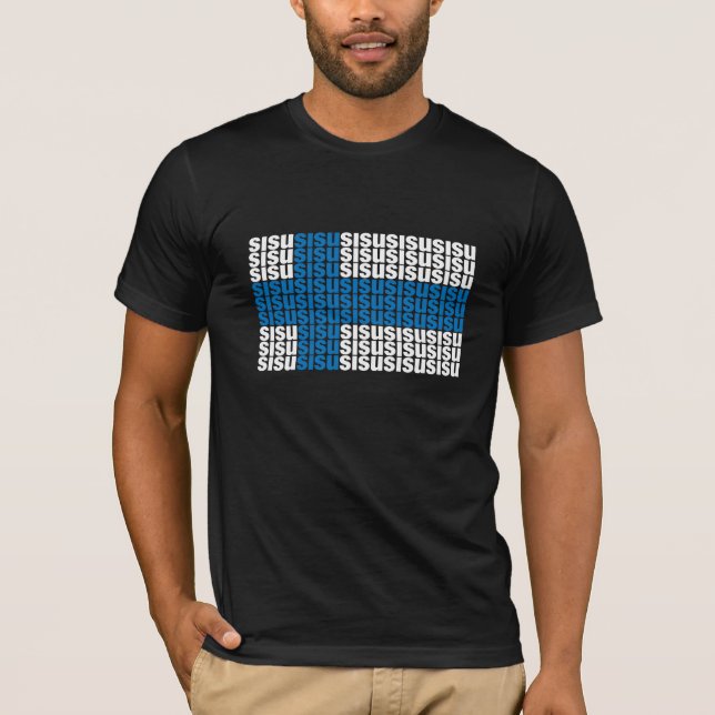 Sisu Black T-shirt (Front)