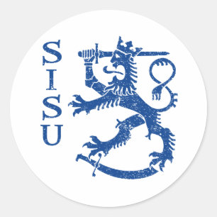 SISU CLASSIC ROUND STICKER