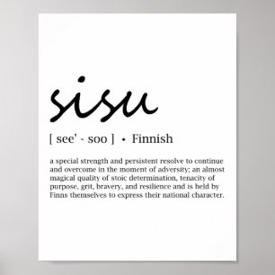 Sisu definition poster