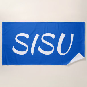 SISU Finnish Beach Towel (Blue)