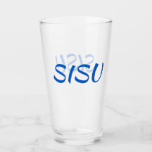 SISU Finnish Glass Tumbler (Alternate Font)