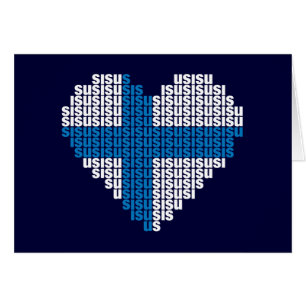 Sisu Heart Folding Card