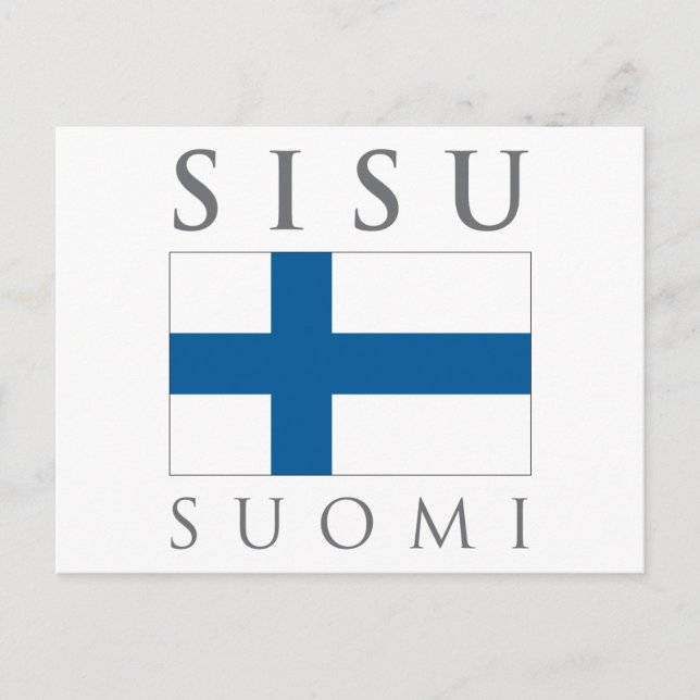 Sisu Suomi Postcard (Front)