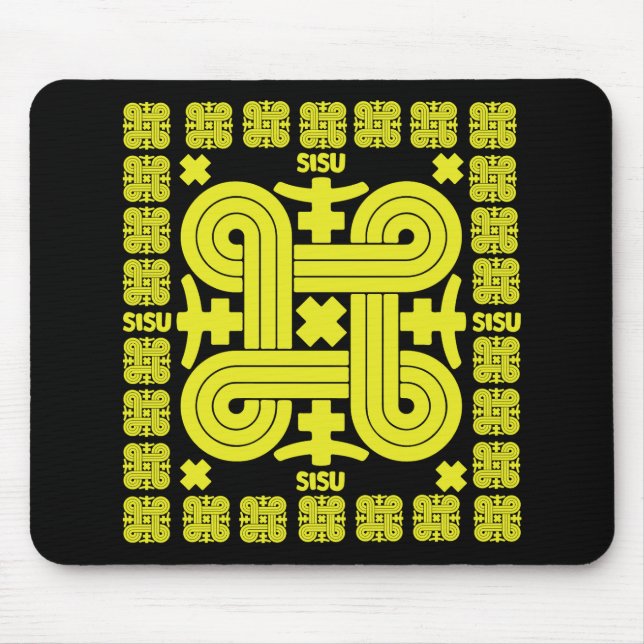 Sisu The Finnish Spirit Mouse Mat (Front)