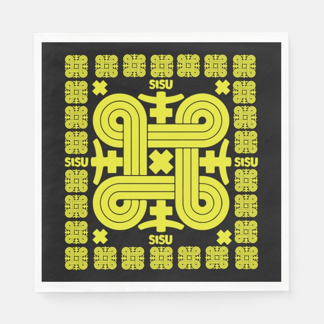 Sisu The Finnish Spirit Napkin (Front)