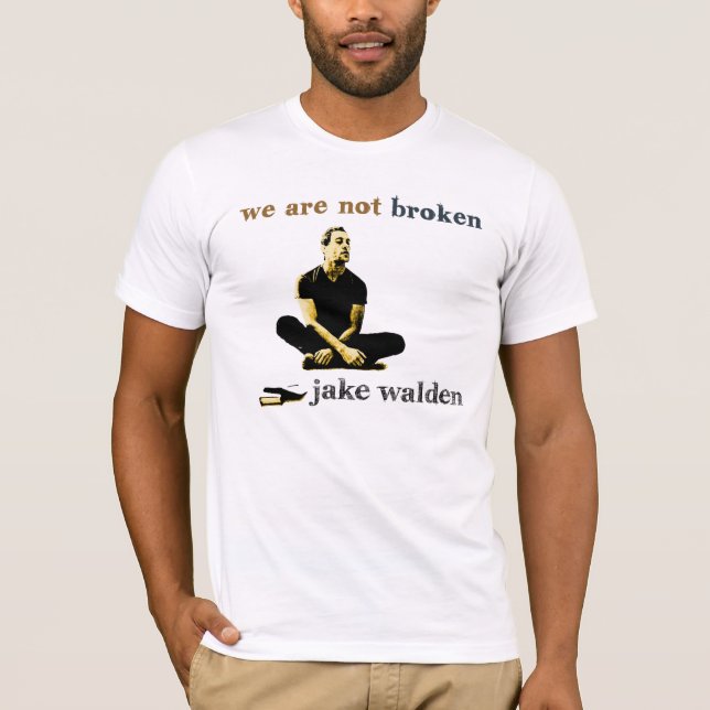 sit004-we are not broken - Customised T-Shirt (Front)