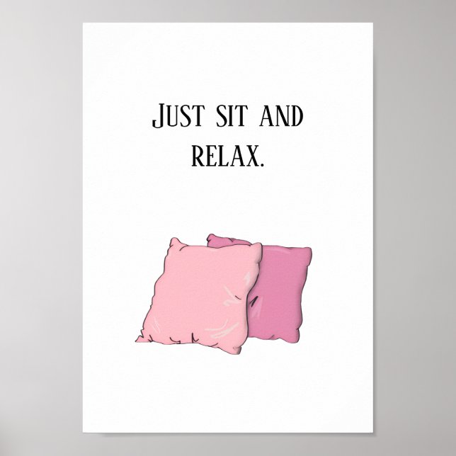 Sit and relax poster (Front)