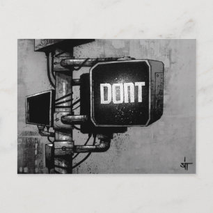 SIT "DON'T" POSTCARD