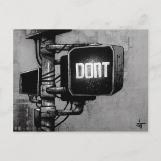 SIT "DON'T" POSTCARD