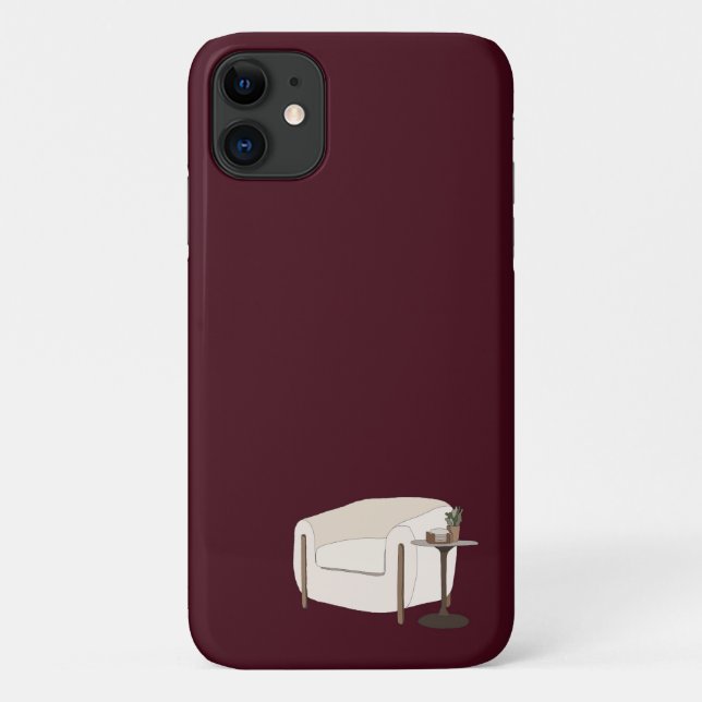 Sit for Awhile iPhone Case (Back)