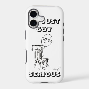 SIT JUST GOT SERIOUS iPhone 5 Case