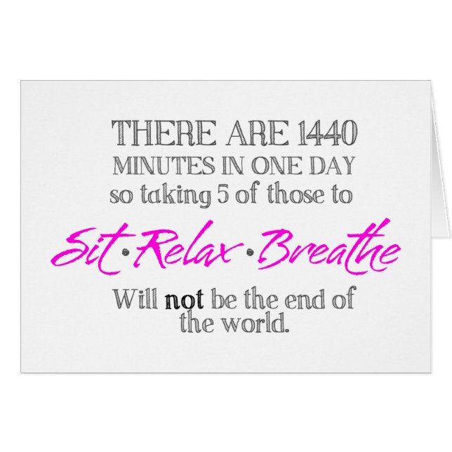 Sit-Relax-Breathe (Front Horizontal)