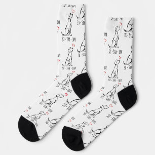 Sit-Stay-Love Labrador Socks