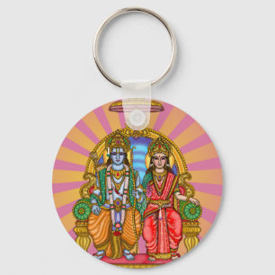 Sita Ram Divine Keychain