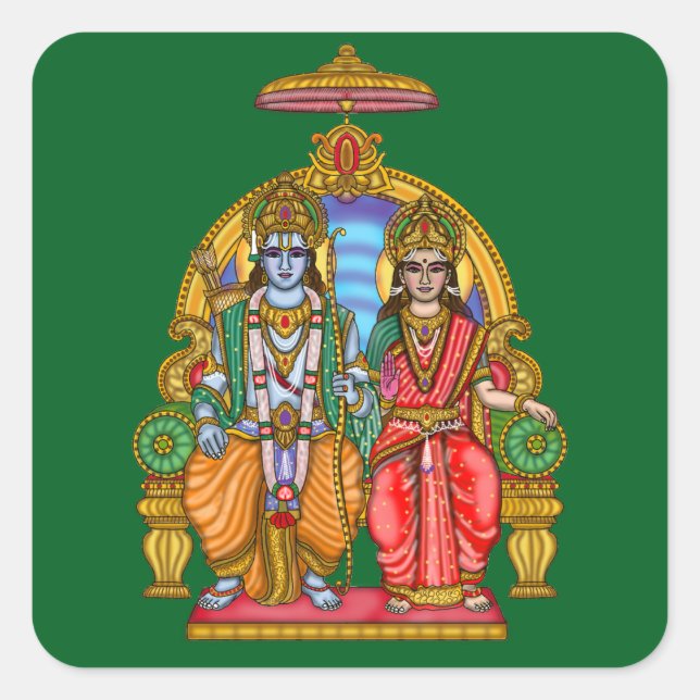 Sita Ram Divine Sticker (Front)
