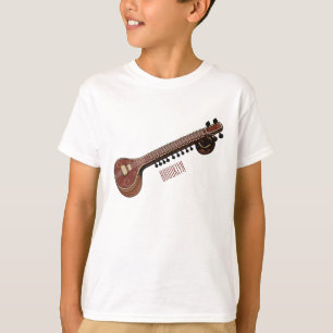 Sitar cartoon illustration T-Shirt