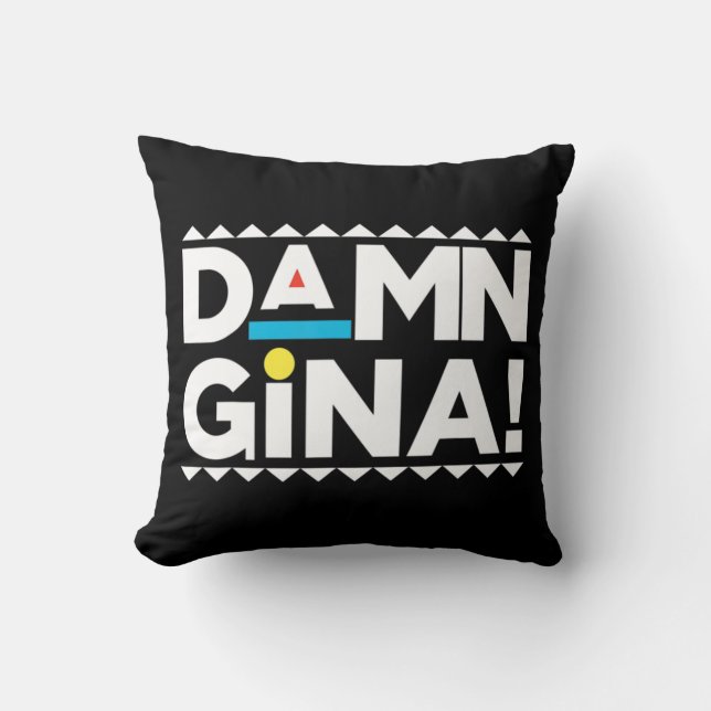 Sitcom Urban 90s Martin Afro TV Show  Cushion (Front)