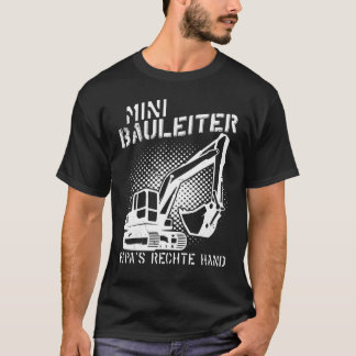 Site manager builder builder construction building T-Shirt