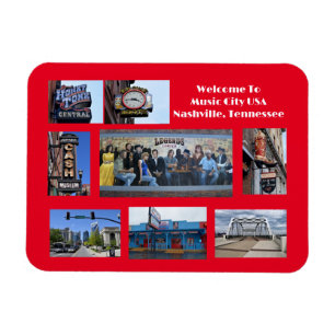 Sites to see at Nashville, Tennessee magnet