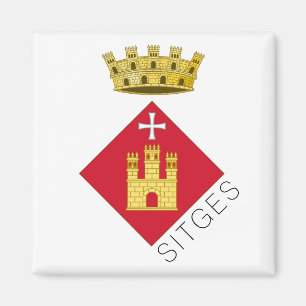 Sitges coat of arms, Catalunya (ESP) Magnet