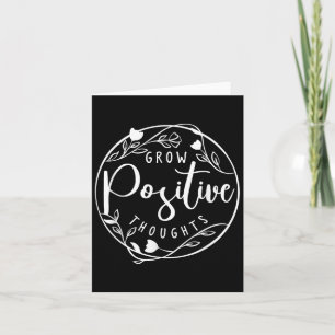 Sitive Affirmation And Sritual Or Grow Sitive Thou Card