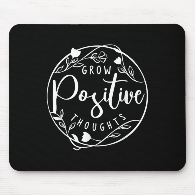Sitive Affirmation And Sritual Or Grow Sitive Thou Mouse Mat (Front)