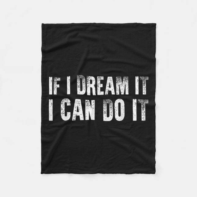 Sitive Affirmation Success Quote Men Women Teen Bo Fleece Blanket (Front)