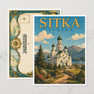 Sitka Alaska Cathedral GeoSaga Postcard
