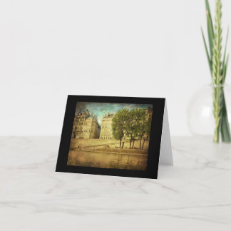 Sitting along the Seine with Kristin Thank You Card