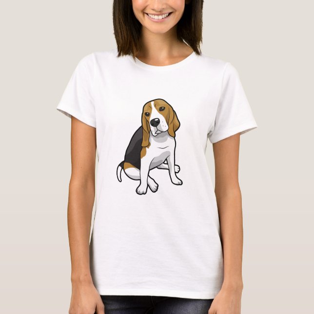 Sitting Beagle T-Shirt (Front)