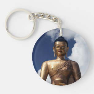 Sitting Buddha Statue Key Ring