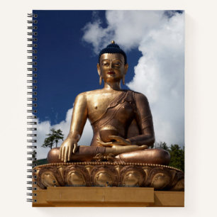 Sitting Buddha Statue Notebook