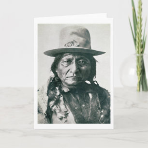 Sitting Bull (1831-1890) (b/w photo) Card