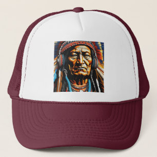 SITTING BULL 2 TRUCKER HAT