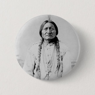 Sitting Bull 6 Cm Round Badge