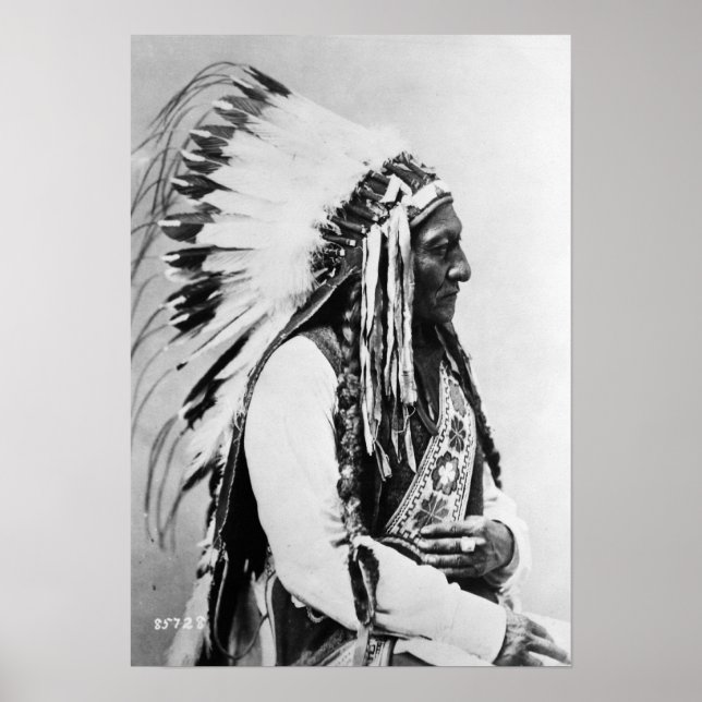 Sitting Bull, a Hunkpapa Sioux Poster (Front)
