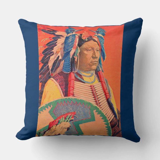  Sitting Bull Cushion (Front)