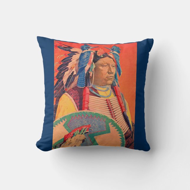  Sitting Bull Cushion (Front)