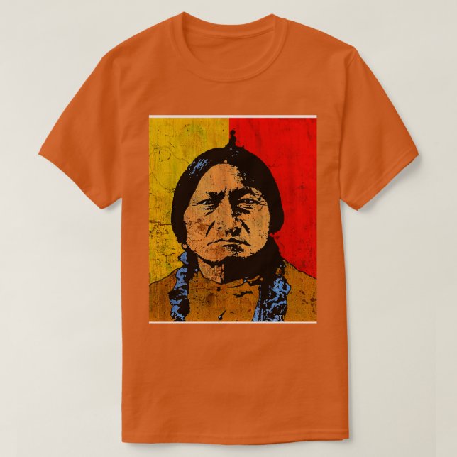 SITTING BULL Graphic  (2) T-Shirt (Design Front)