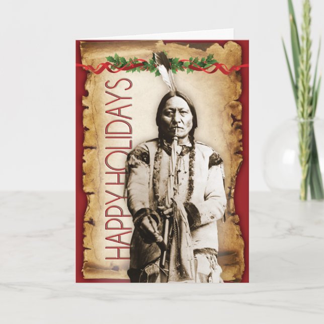 Sitting Bull Greeting Card (Front)