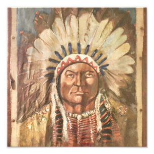 Sitting Bull Indian Chief Photo Print